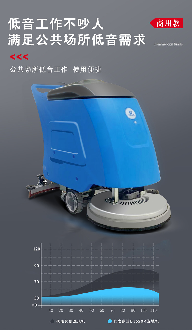 DJ520M工廠洗地機(jī)車間洗地車車庫(kù)拖地機(jī)20